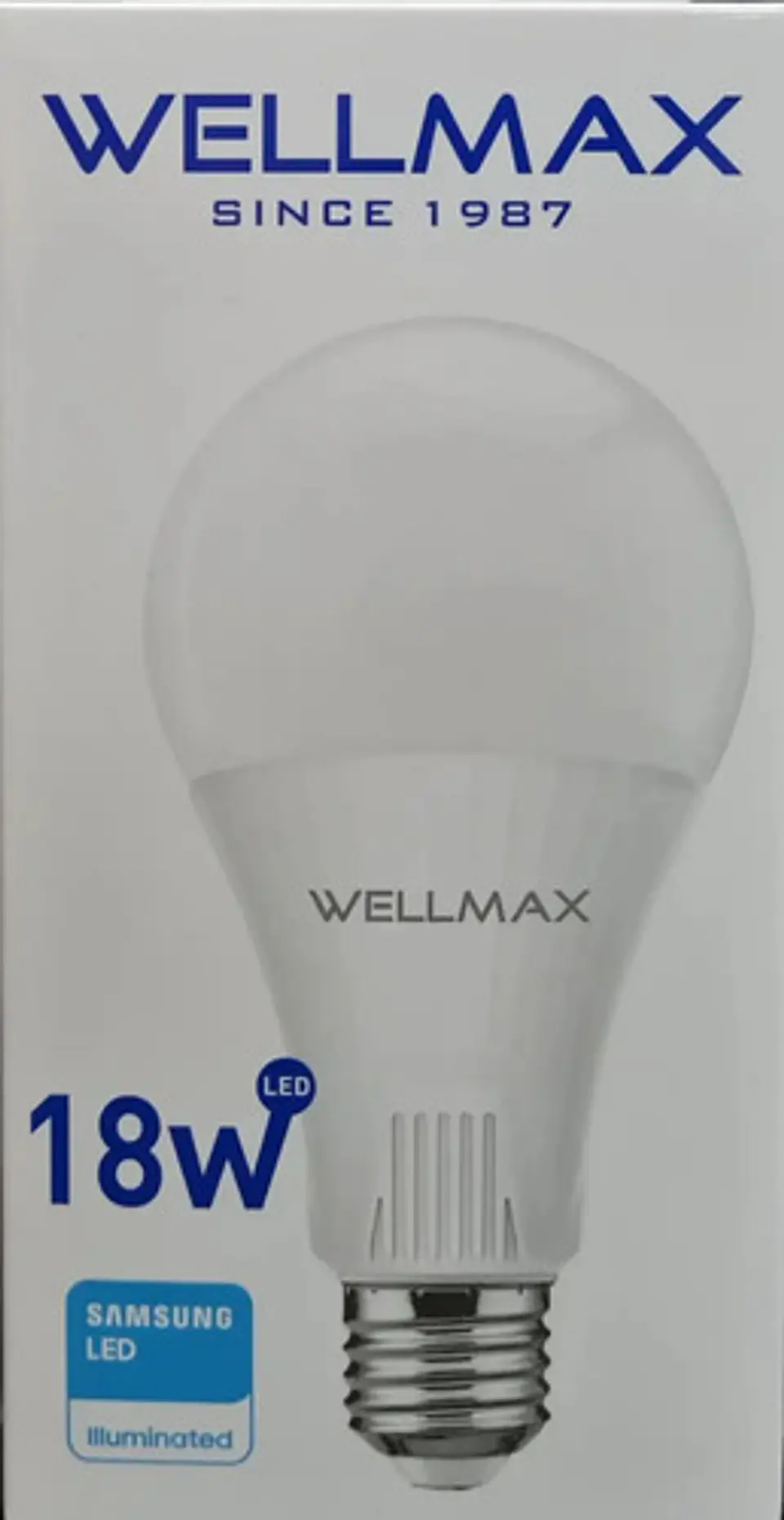 Ampolleta Led Wellmax 18w E27 1600 Lumens Luz Fría Interior 3