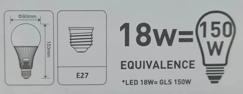 Ampolleta Led Wellmax 18w E27 1600 Lumens Luz Fría Interior 4