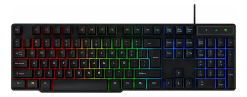Teclado Gamer T20 Usb 104 Teclas Rgb Sensación Mecánico