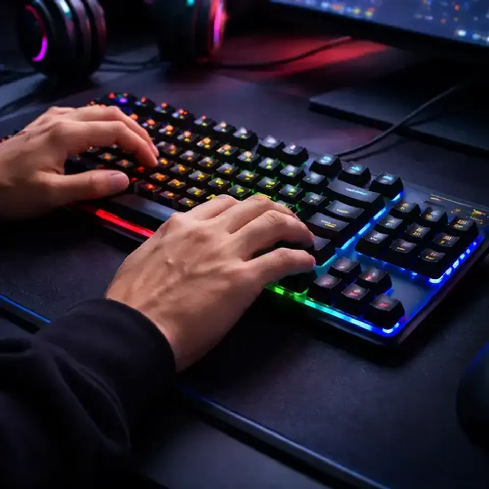 Teclado Gamer T20 Usb 104 Teclas Rgb Sensación Mecánico 4