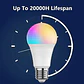Ampolleta Inteligente Led Wifi Bluetooth App Rgb 10w 1pcs Multicolor - Miniatura 5