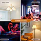 Ampolleta Inteligente Led Wifi Bluetooth App Rgb 10w 1pcs Multicolor - Miniatura 3