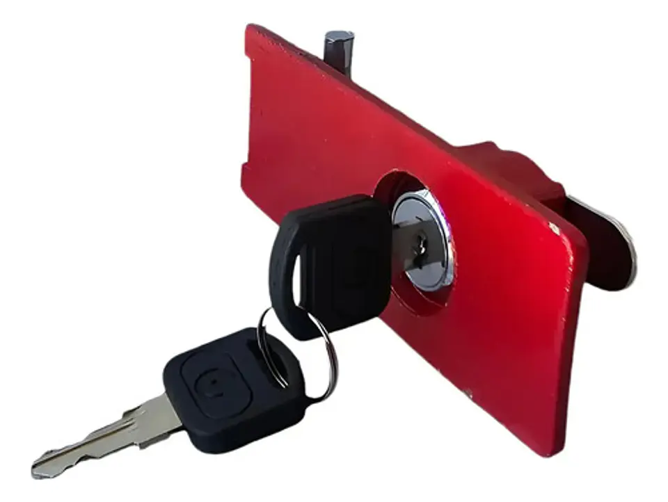 Palanca Destrabe Metálico Con Llave  Motor Veloti 1200 1500 1