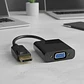 Adaptador Display Port Dp (macho)  Vga (hembra) 1080p - Miniatura 3