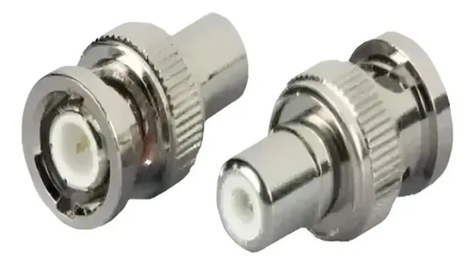 Adaptador Bnc Macho A Rca Hembra 1