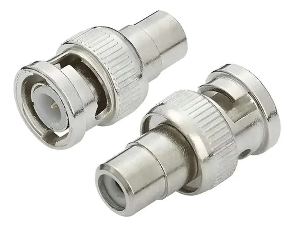 Adaptador Bnc Macho A Rca Hembra 2