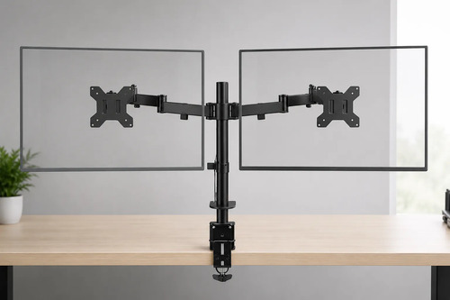 Soporte Doble Monitor Metálico Ajustablepantallas 15 A 30