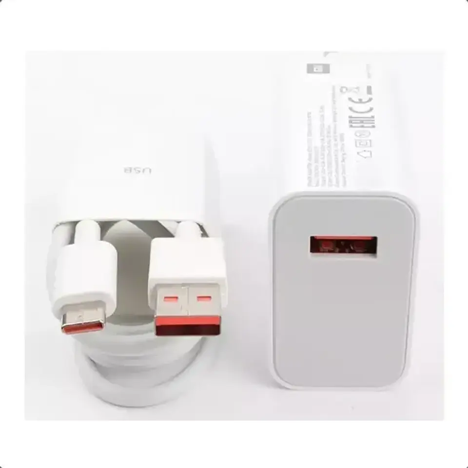 Cargador Xiaomi 33w Charging Turbo Combo Type-a Con Cable 3