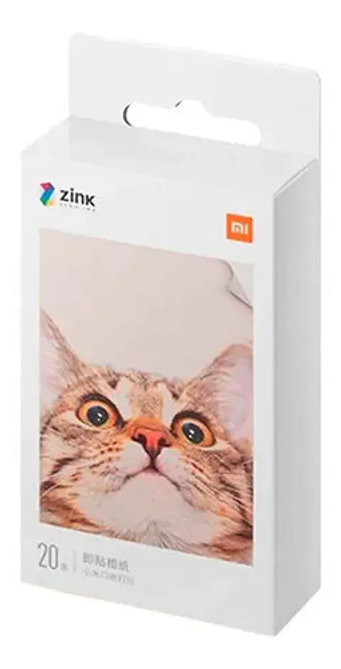 Papel Para Impresora De Fotos Portátil Xiaomi 20 Hojas Blanco