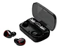 Audífonos Inalámbricos Bluetooth V5.1 M10 Powerbank 2000 Color Negro Color De La Luz Blanco - Miniatura 4