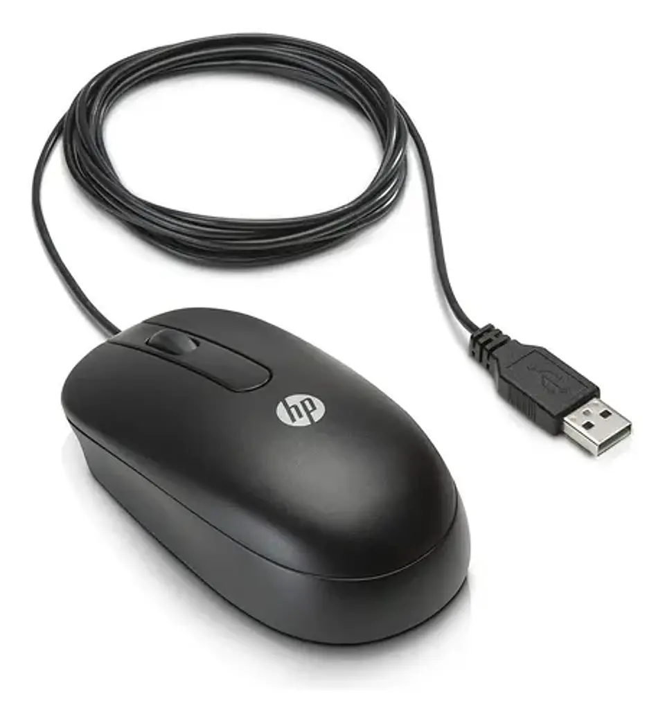 Mouse Hp Genuino Usb Óptico De 2 Botones P/n: 672652-001 2
