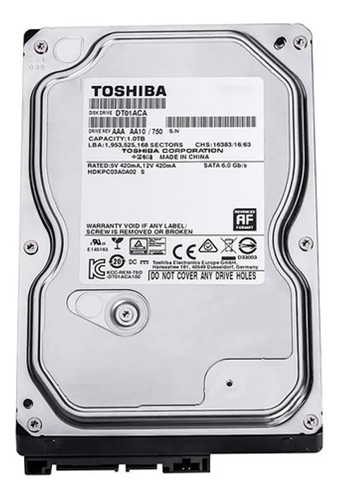Disco Duro Interno Toshiba Dt01aca100 1tb (Reacondicionado)