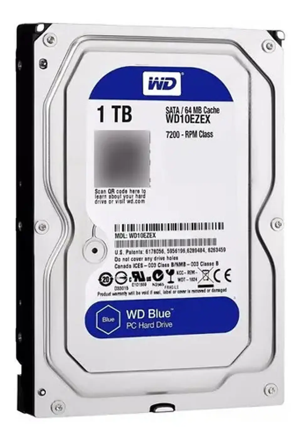 Western Digital WD Blue WD10EZEX 1 TB 1