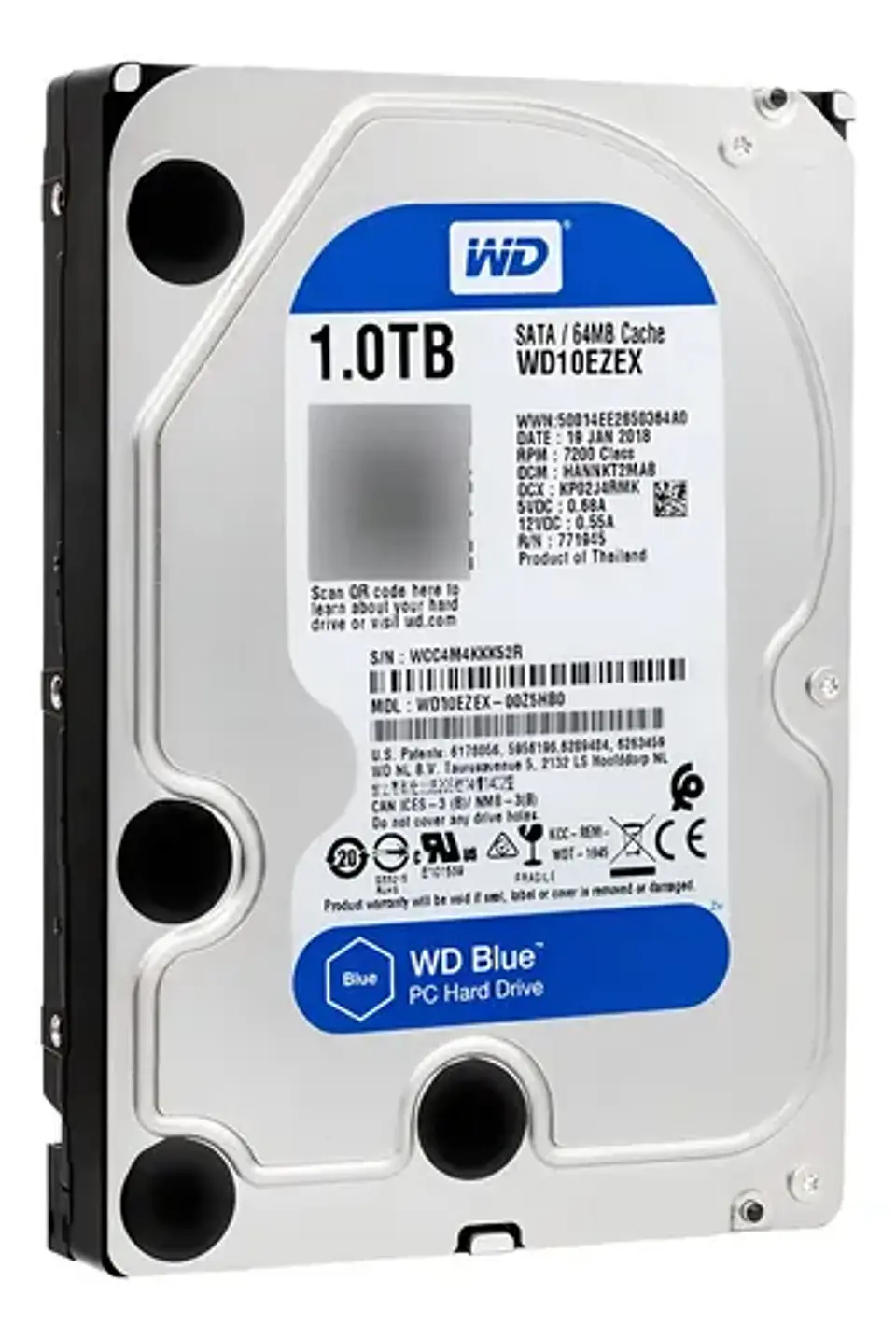 Western Digital WD Blue WD10EZEX 1 TB 4