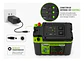 Estación De Energía Solar 84wh Recargable 2 Usb Linterna Led - Miniatura 6