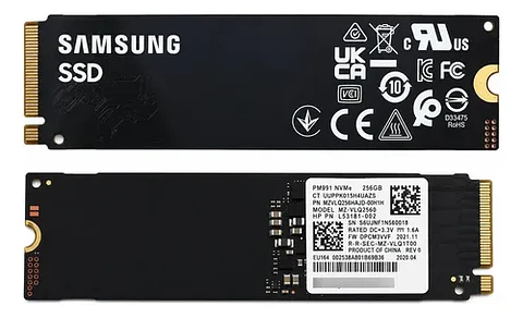 Ssd Samsung Pm9a1 256gb M.2 Nvme Pcie Gen4 Oem Mz-vlq2560