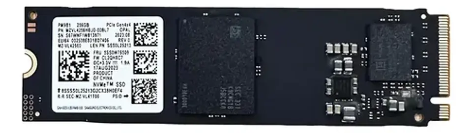 Ssd Samsung Pm9a1 256gb M.2 Nvme Pcie Gen4 Oem Mz-vlq2560 4