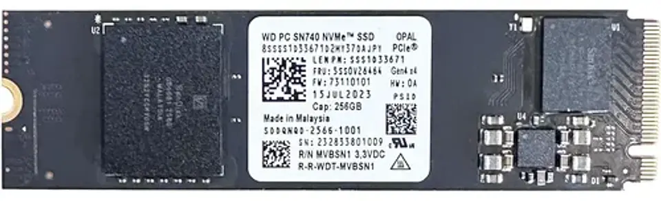 Disco Ssd Sn740 256gb M.2 Pcie Nvme 2280 Gen4 Oem 2
