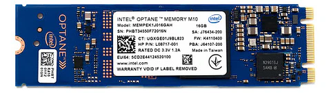 Memoria Intel Optane 16gb M.2 2280 Pcie Nvme
