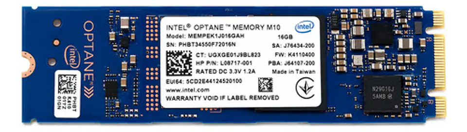 Memoria Intel Optane 16gb M.2 2280 Pcie Nvme 1