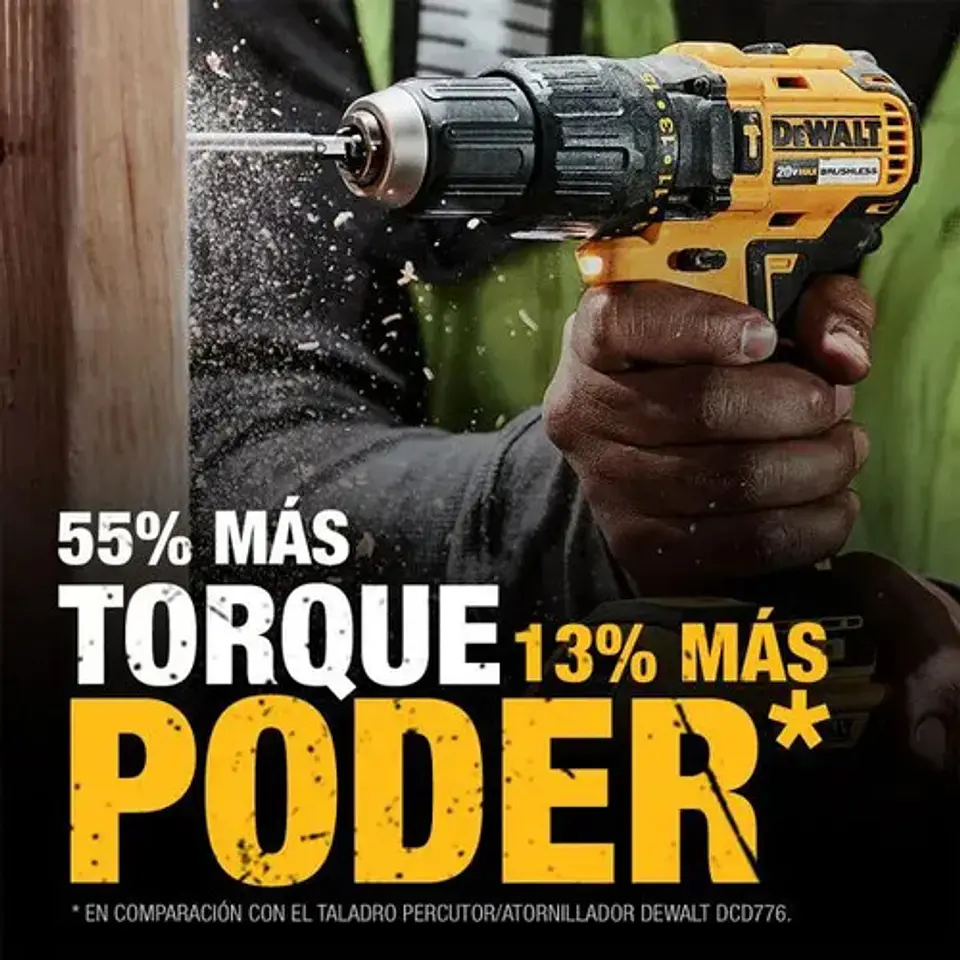 Taladro Percutor Inalámbrico Dcd7781 Dewalt 3