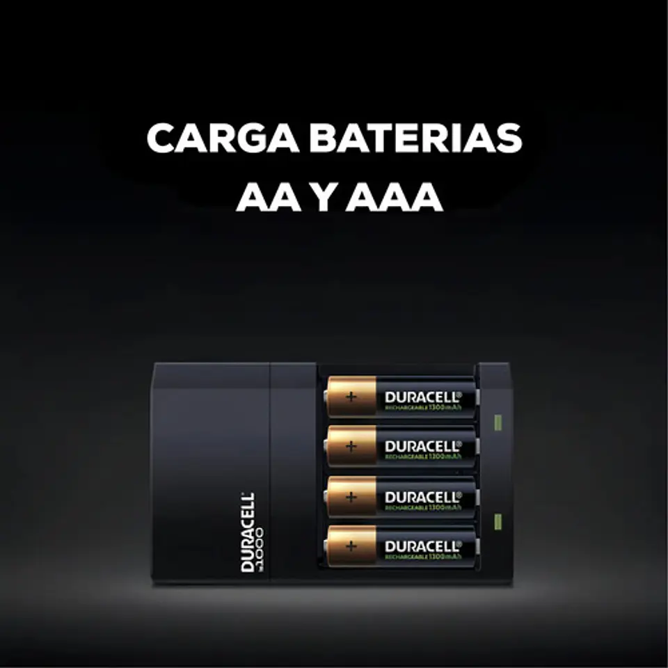 Cargador Pilas Recargables Duracell CEF-7 Aa Aaa C 4' Aa baterías 4