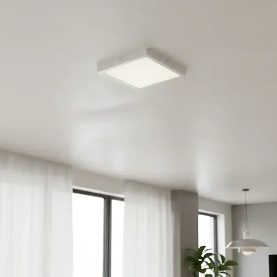 Foco Panel Led Plafon Sobrepuesto 18w Blanca Fria Wellmax 2