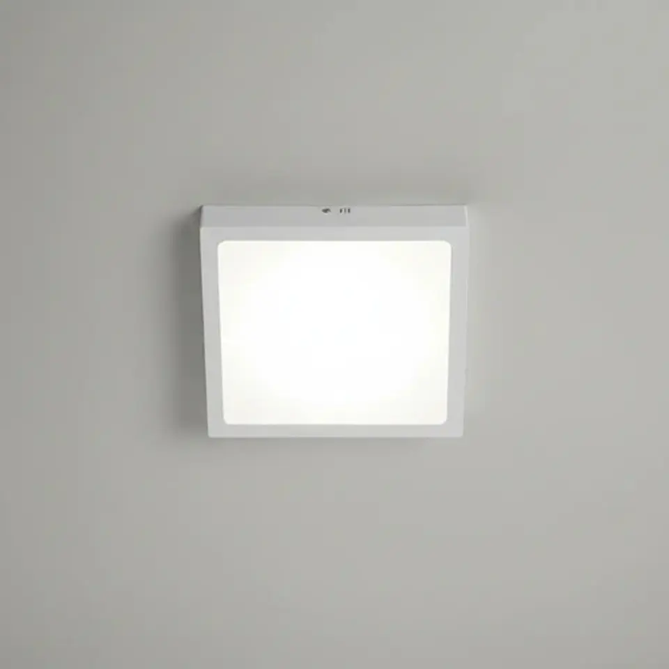 Foco Panel Led Plafon Sobrepuesto 18w Blanca Fria Wellmax 3