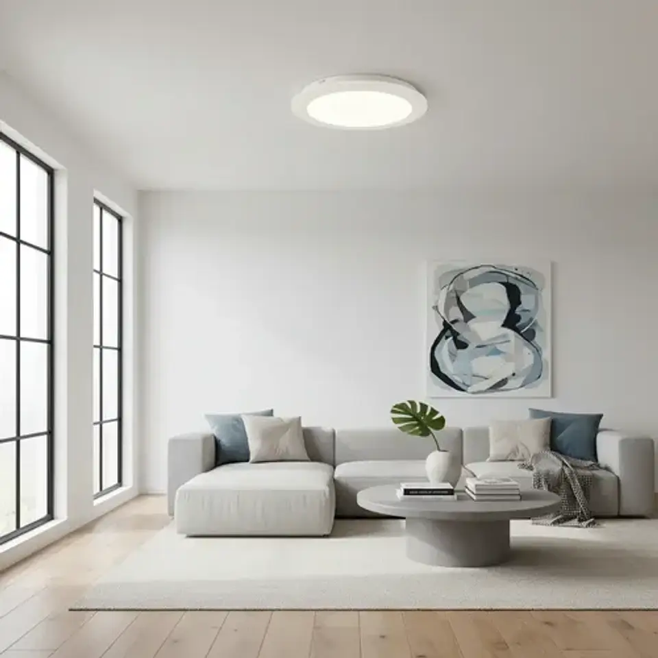 Foco Panel Led Plafon Sobrepuesto 18w Blanca Fria Wellmax 3