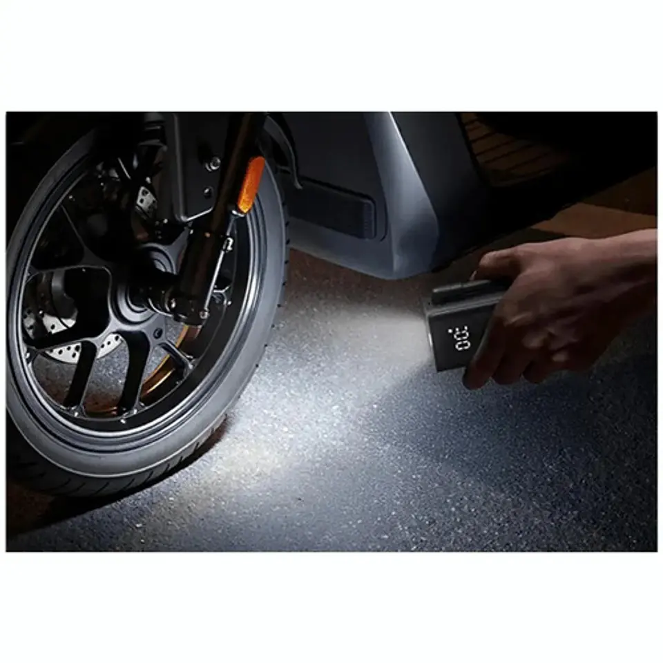 Compresor De Aire Eléctrico Portátil Xiaomi Mijia 150 Psi Negro 4