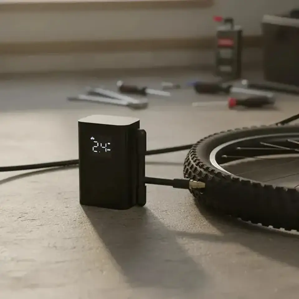 Compresor De Aire Eléctrico Portátil Xiaomi Mijia 150 Psi Negro 5