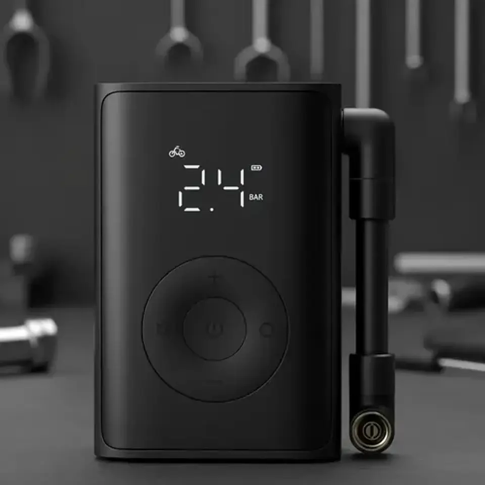 Compresor De Aire Eléctrico Portátil Xiaomi Mijia 150 Psi Negro 6