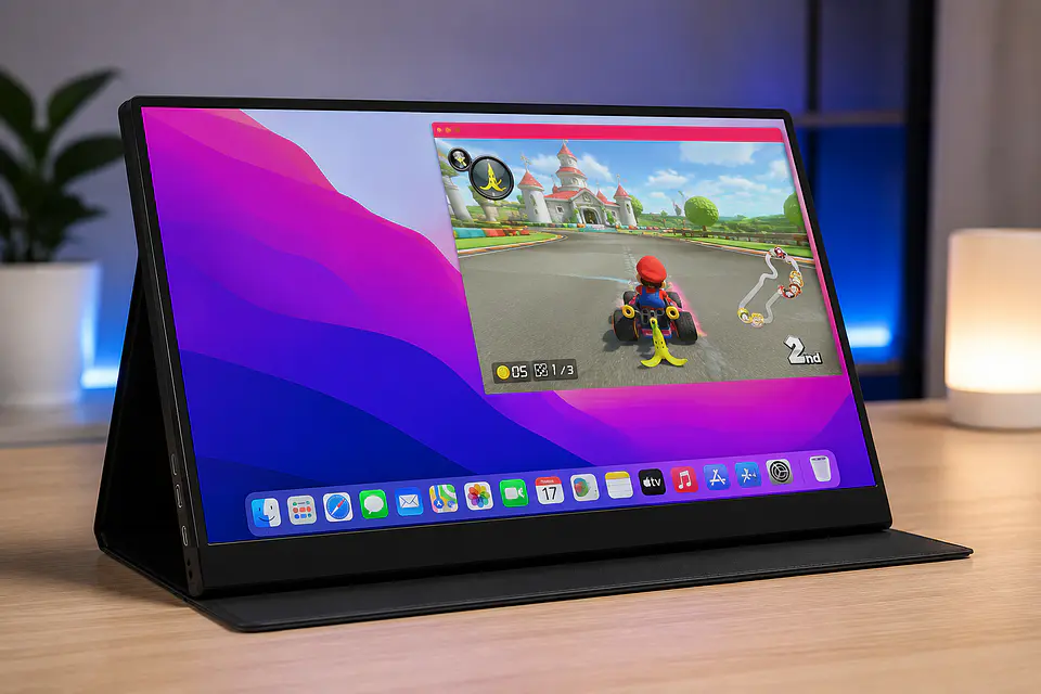 Monitor Portátil 15,6 Pulgadas Con Usb C Full Hd Altavoces 3