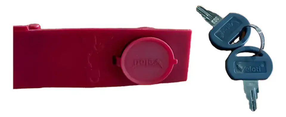 Palanca Destrabe Chapa Con 2 Llaves Motor New Veloti 600/800 1