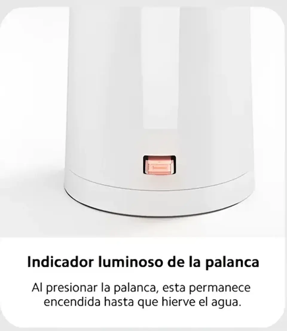 Hervidor Xiaomi Inteligente Kettle 2 De 1,7 Litros Blanco 8