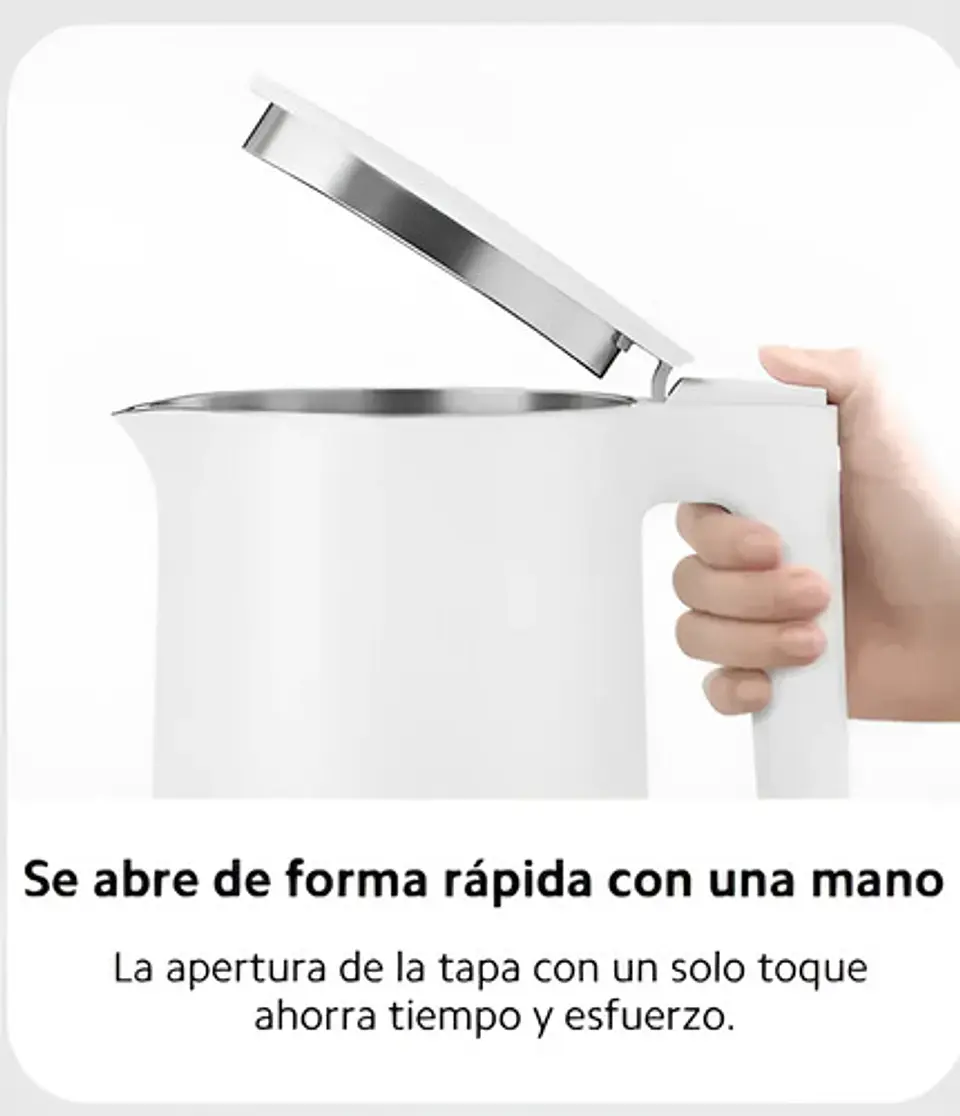 Hervidor Xiaomi Inteligente Kettle 2 De 1,7 Litros Blanco 9