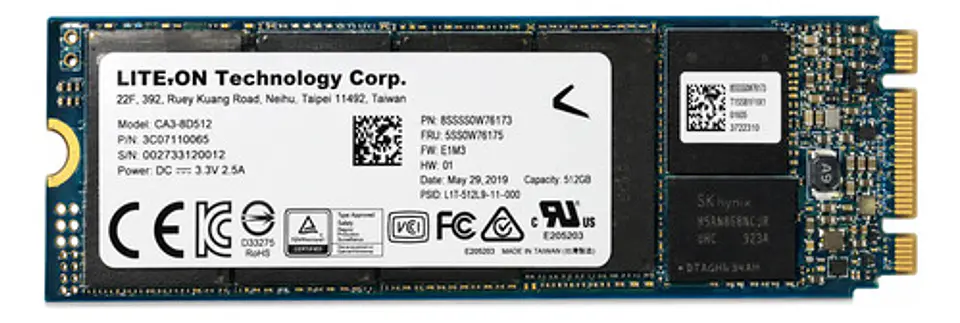Disco Ssd M.2 Sata Iii 256gb 2280 Oem Lite-on Cv8-8e256 1