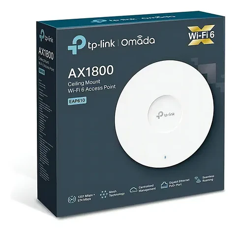 Tp-link Eap610 Punto De Acceso Wifi 6 Ax1800 Gigabit Omada