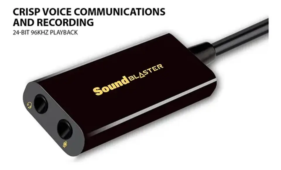 Tarjeta De Sonido Usb Sound Blaster Externa 24-bit 96khz 3