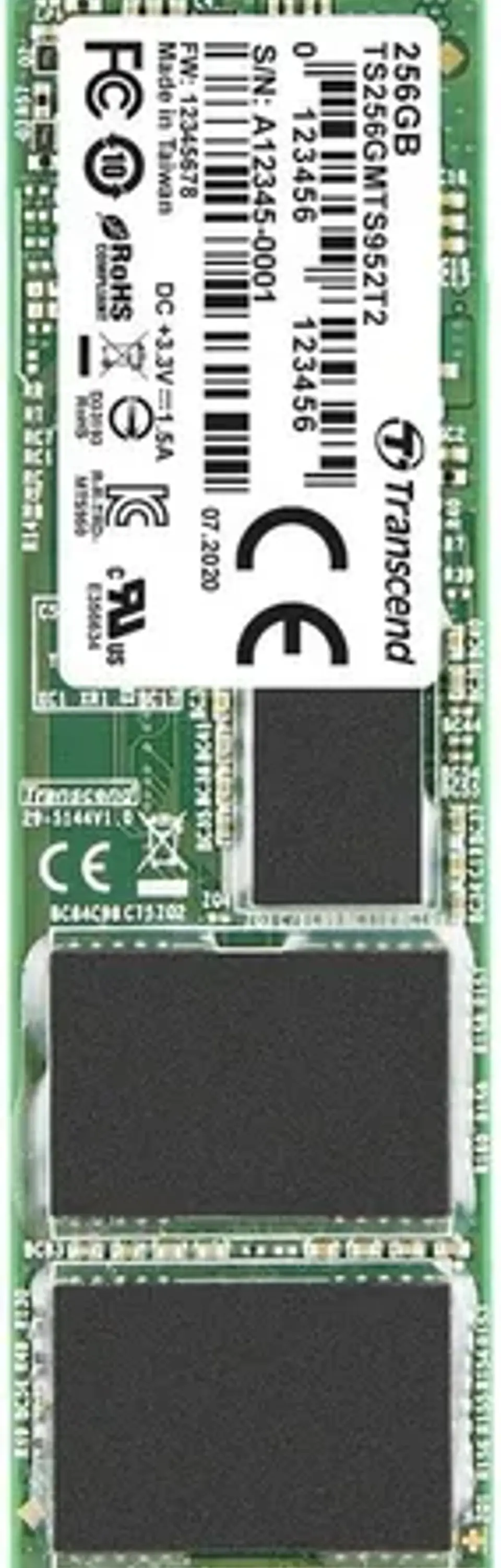 Ssd Transcend Mts952t2 256gb M.2 Sata Iii 2280 Oem 2