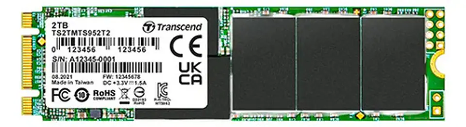 Ssd Transcend Mts952t2 256gb M.2 Sata Iii 2280 Oem 3