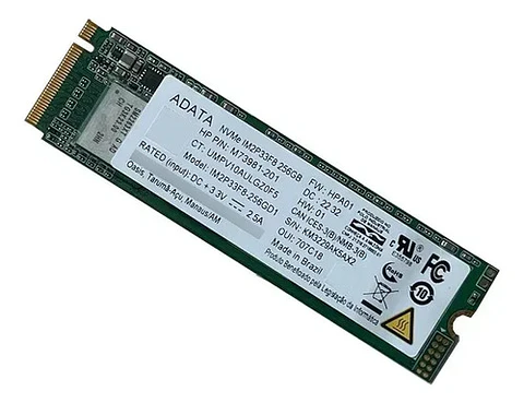 Ssd Nvme 256 Gb 2280 Adata Sm2p32a8-256gc Oem M.2 Negro