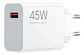 Cargador Xiaomi De Carga Rápida De 45 W Tipo A Color Blanco - Miniatura 2