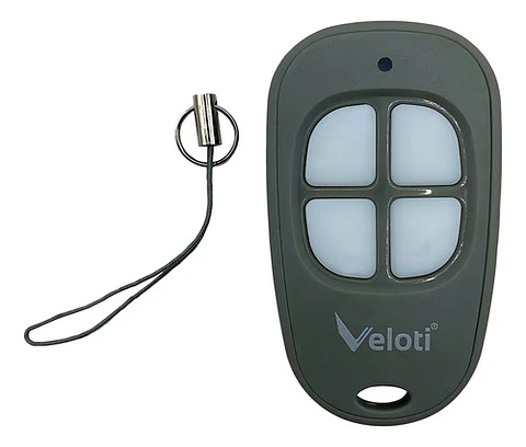 Control Remoto Para Porton Veloti Para Gran Veloti 1200 Veloti Titan 1500 Veloti 500 Veloti 700 Veloti 600 Veloti 800 Gris