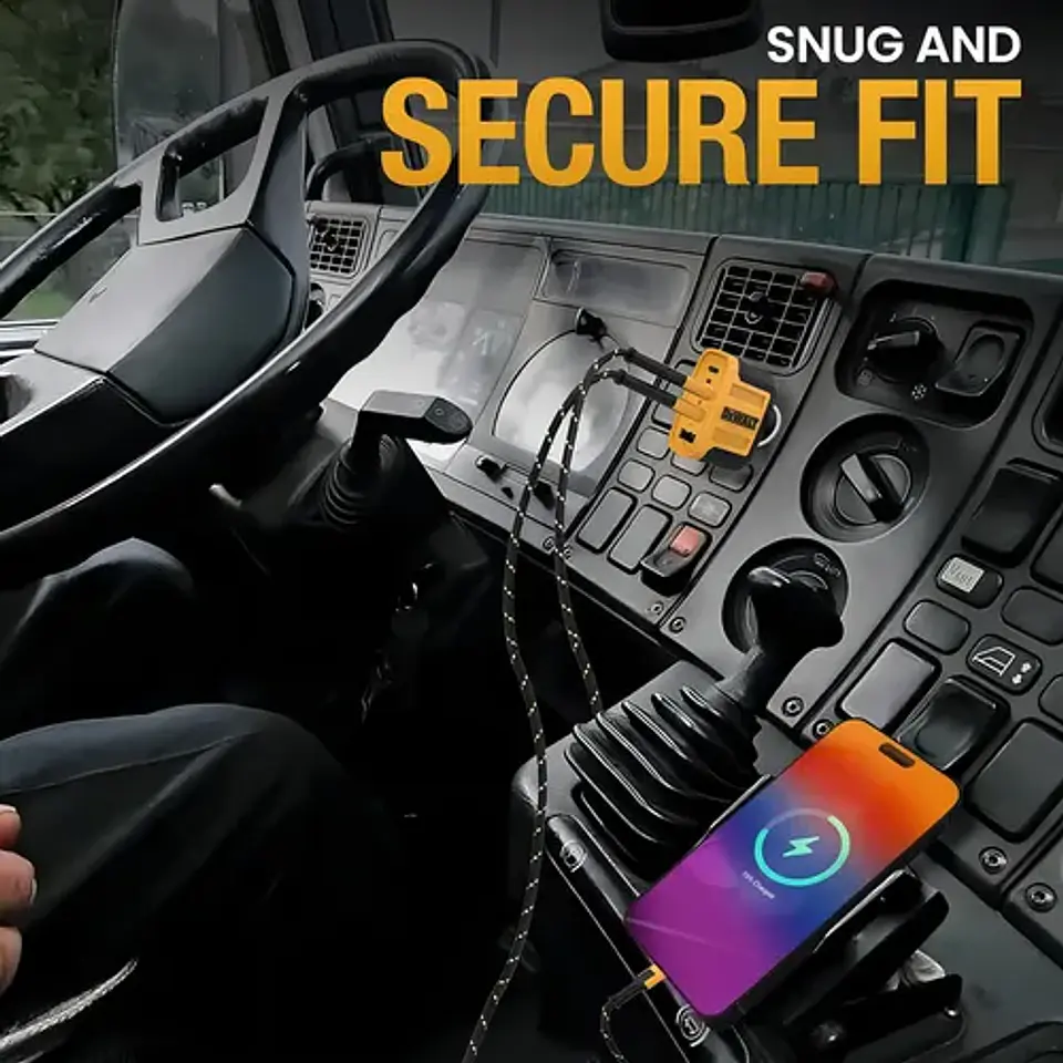 Dewalt Cargador De Carro Usb C De 60 W Y 4 Puertos Compatible Con iPhone 15 - Samsung Para Encendedor De Cigarrillos Amarillo 4
