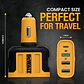 Dewalt Cargador De Carro Usb C De 60 W Y 4 Puertos Compatible Con iPhone 15 - Samsung Para Encendedor De Cigarrillos Amarillo - Miniatura 7