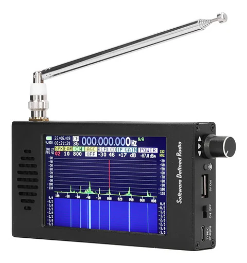 Receptor Sdr Portátil Dsp 4.3  Pantalla Táctil 100 Khz149 M