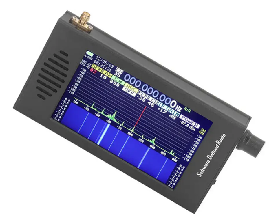 Receptor Sdr Portátil Dsp 4.3  Pantalla Táctil 100 Khz149 M 7