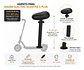 Asiento Original Xiaomi Scooter Eléctrico Scooter 5 Plus - Miniatura 8