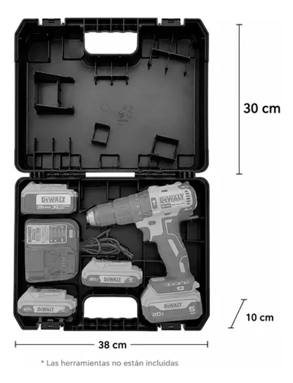 Maleta Dewalt Atornilladores Y Taladros Dewalt 38 Cm X 30 Cm 3